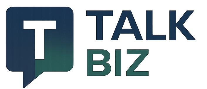 TALK BIZ logo